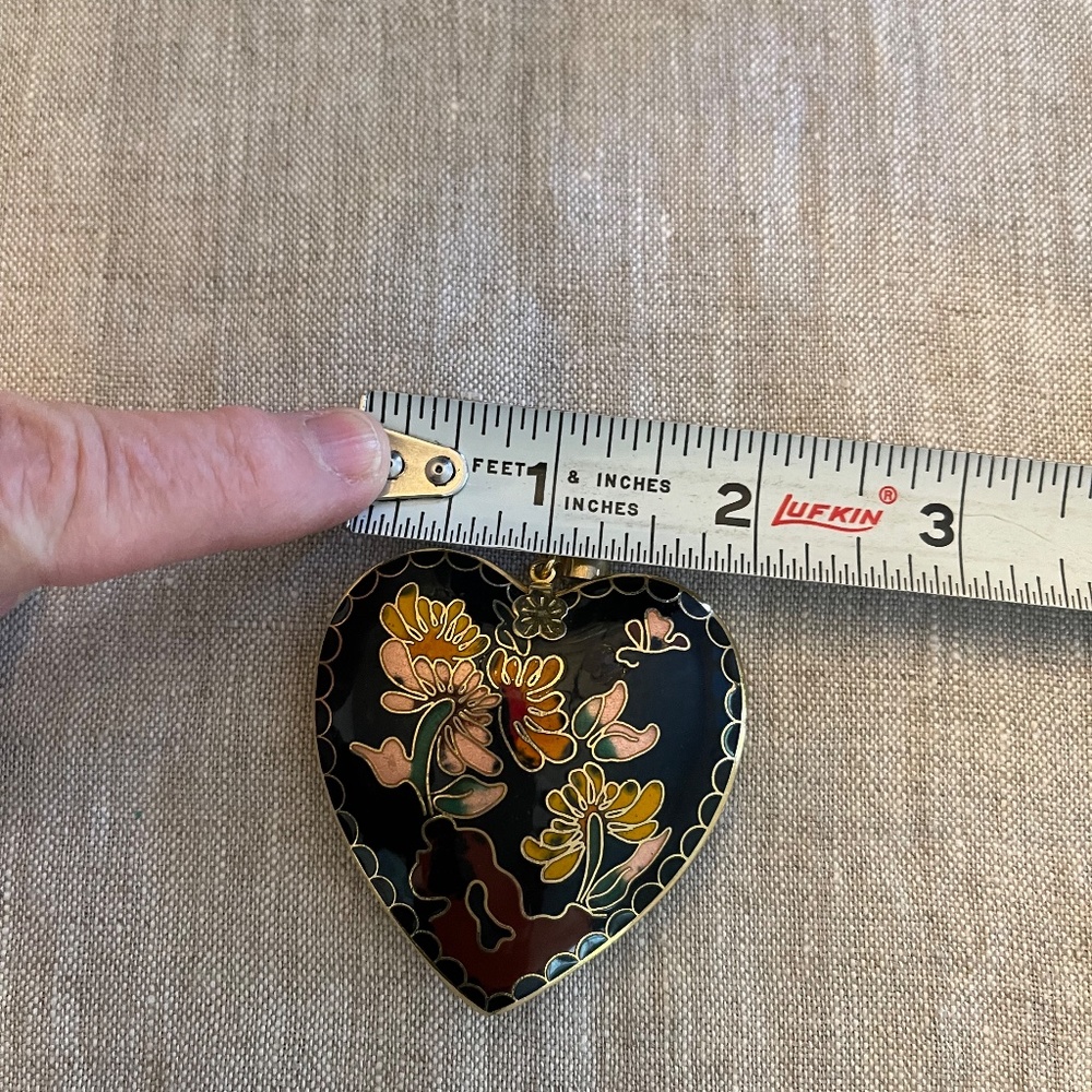 Cloisonne Pendant (chain not included) - Picture 5 of 6